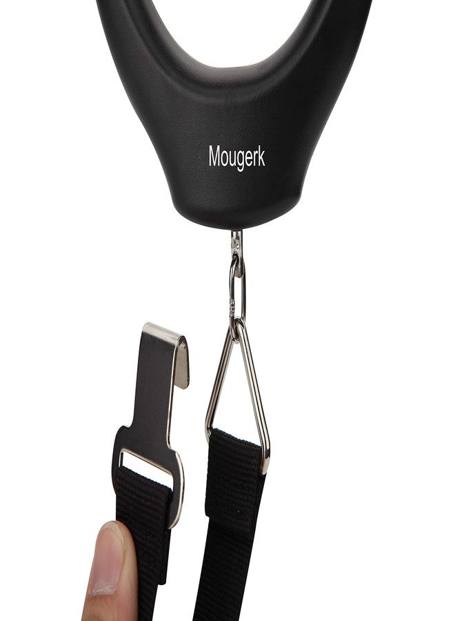 Mougerk 110lb 50kg Portable Digital Hanging Luggage Weight Scale Postal Scales, 2 AAA Batteries (Not Included) (Black) - Image 4